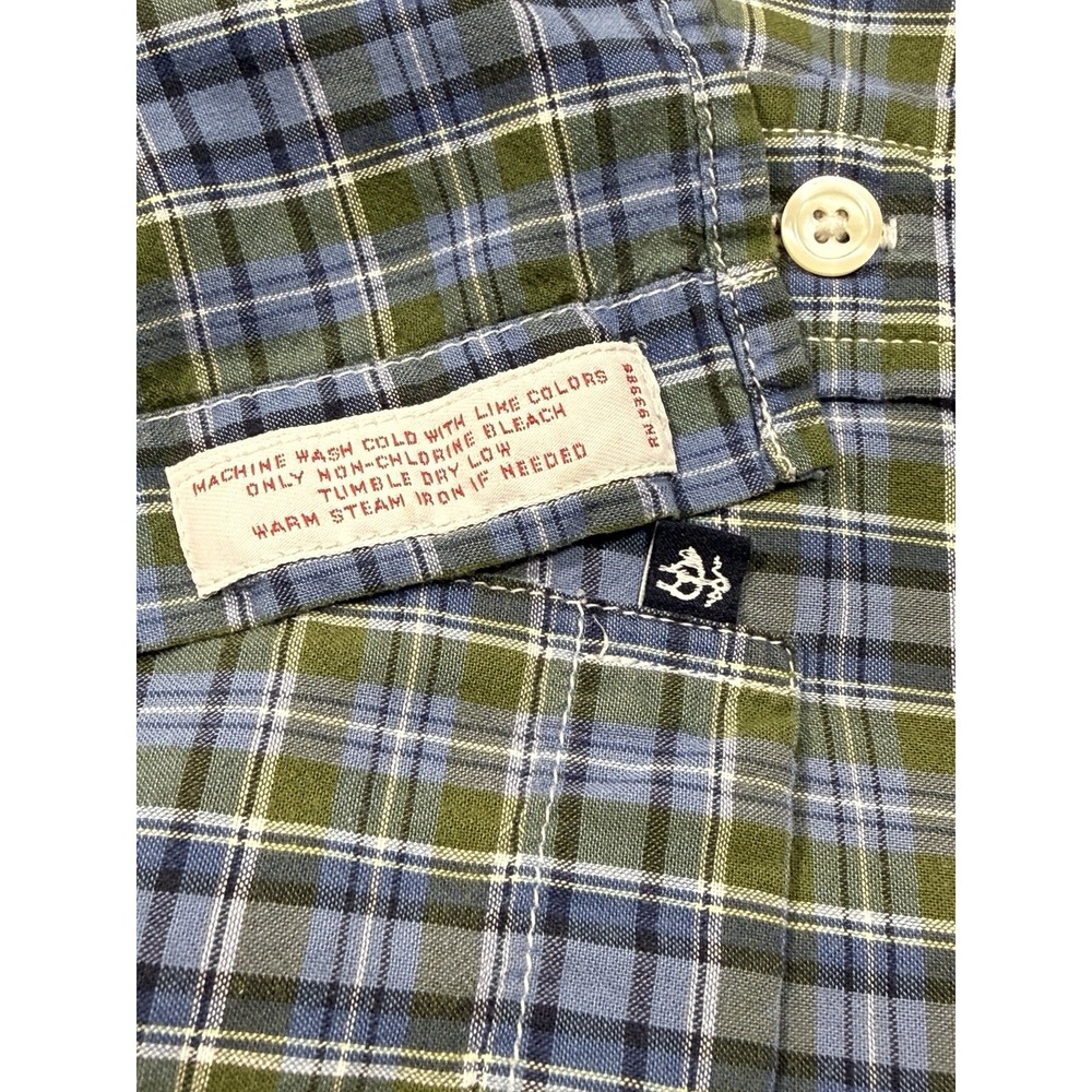 Brooks Brothers 346 Mens XL Short Sleeve Plaid Button Down Shirt Bundle 2 Pack - Picture 6 of 7